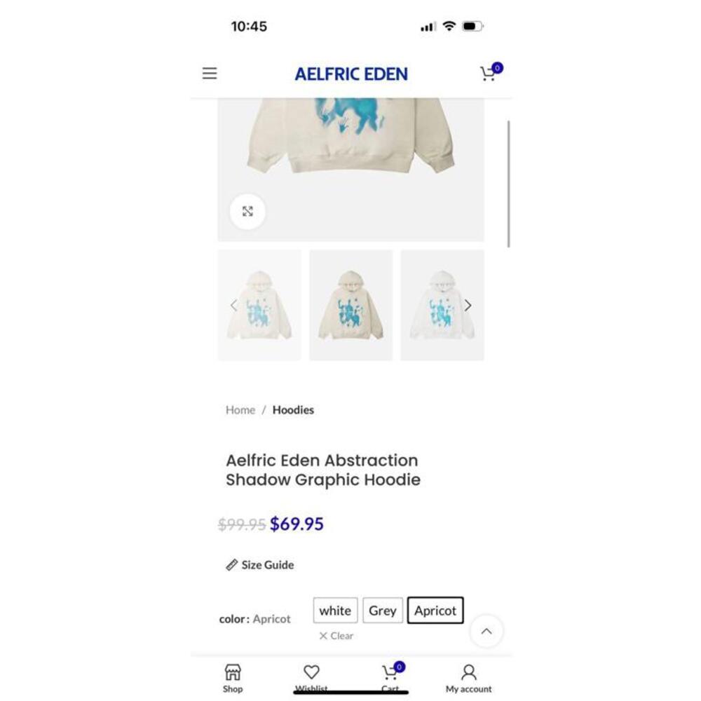Aelfric Eden hoodie size small - Picture 5 of 5